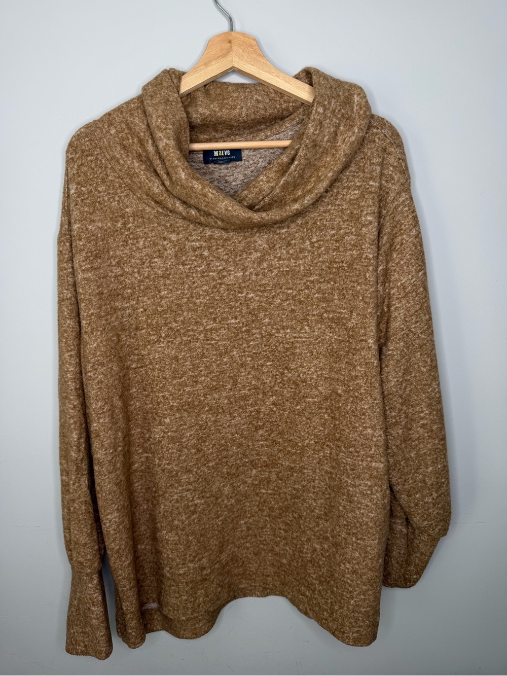 Women’s Maeve Anthropologie cowl neck pullover sweater size X-Large XL